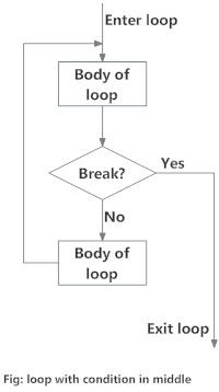 Looping Technique: Loop with condition in the Middle