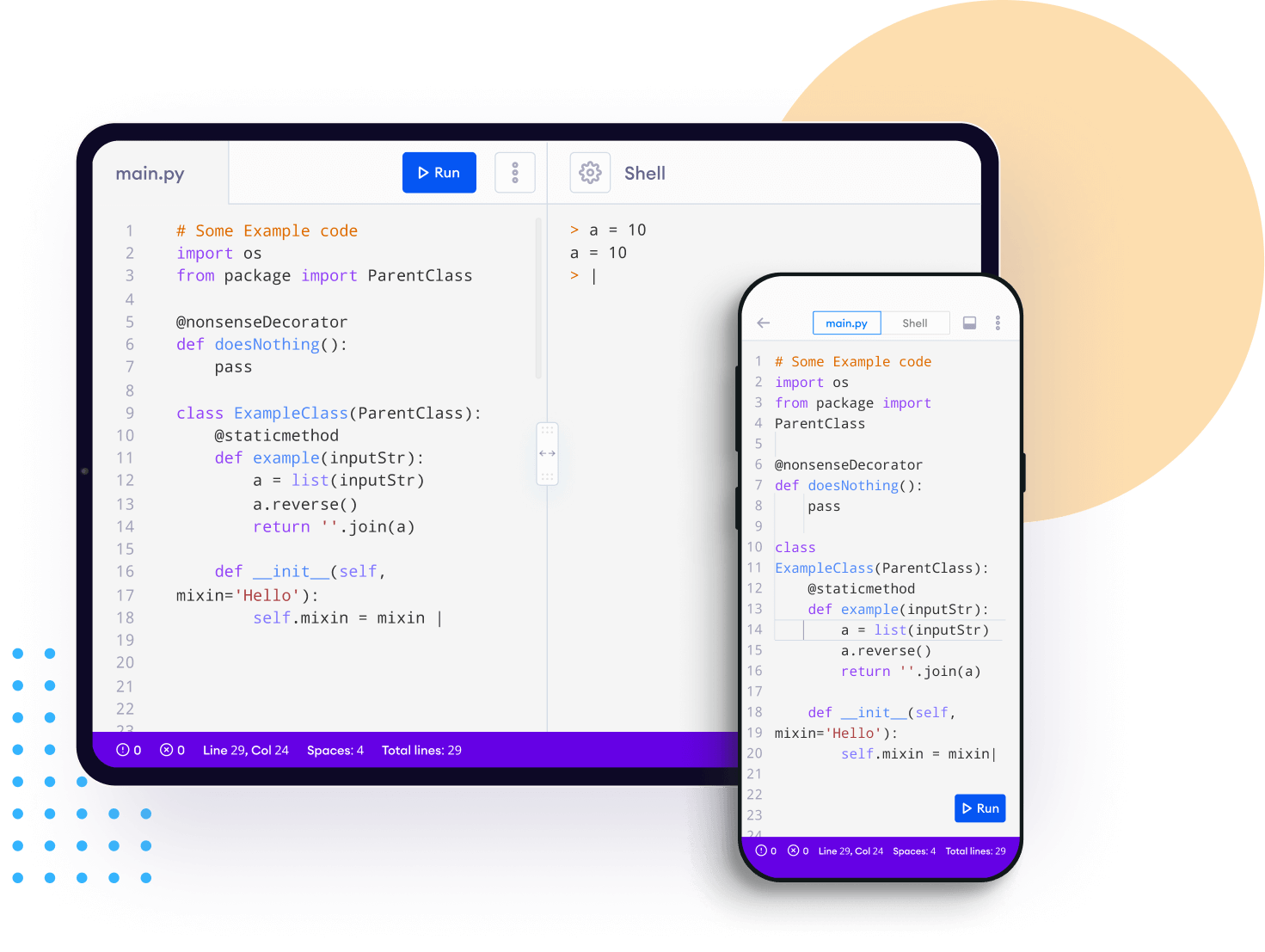 Python online compiler (interpreter) image