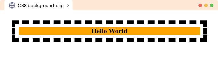 CSS Background-Clip Content-Box Example Description