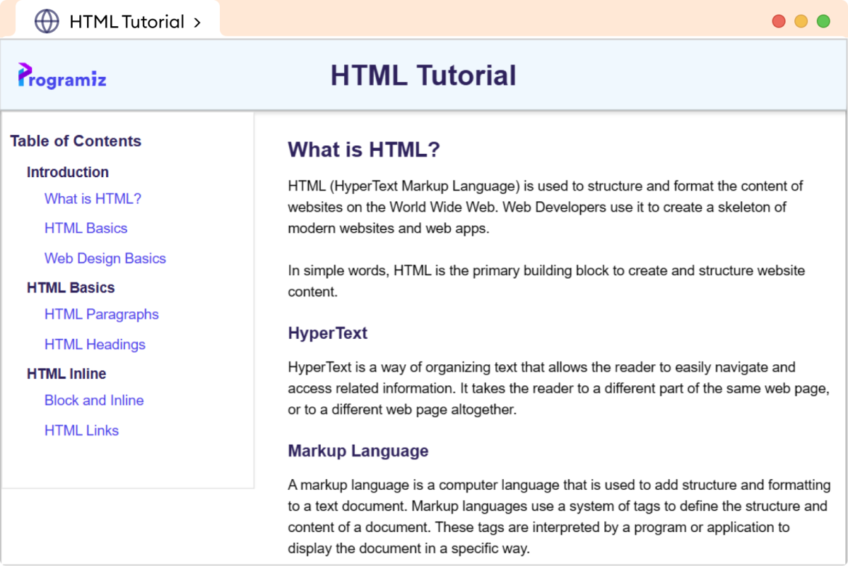 Technical Documentation Page (With Examples)